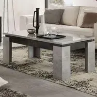 Milo Coffee Table - Grey, Particle Wood