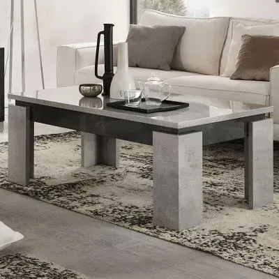 Milo Coffee Table - Grey, Particle Wood image