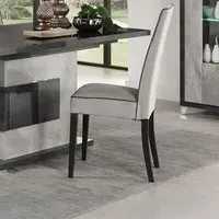 Milo Italian Fabric Dining Chair Set of 2