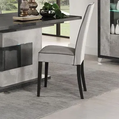 Milo Italian Fabric Dining Chair Set of 2 image