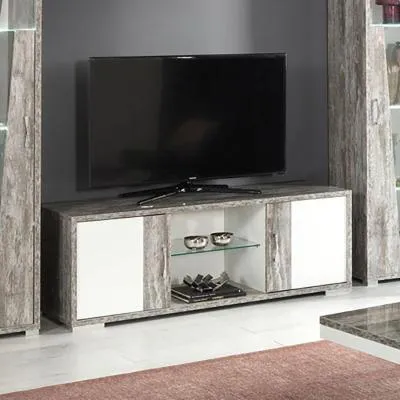 Naro 150cm TV Unit - Dove Grey, Particle Wood image