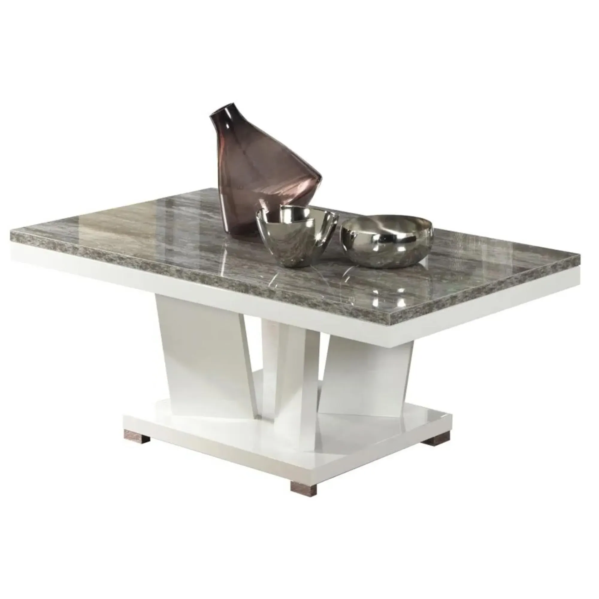 Naro Coffee Table - Dove Grey, Particle Wood