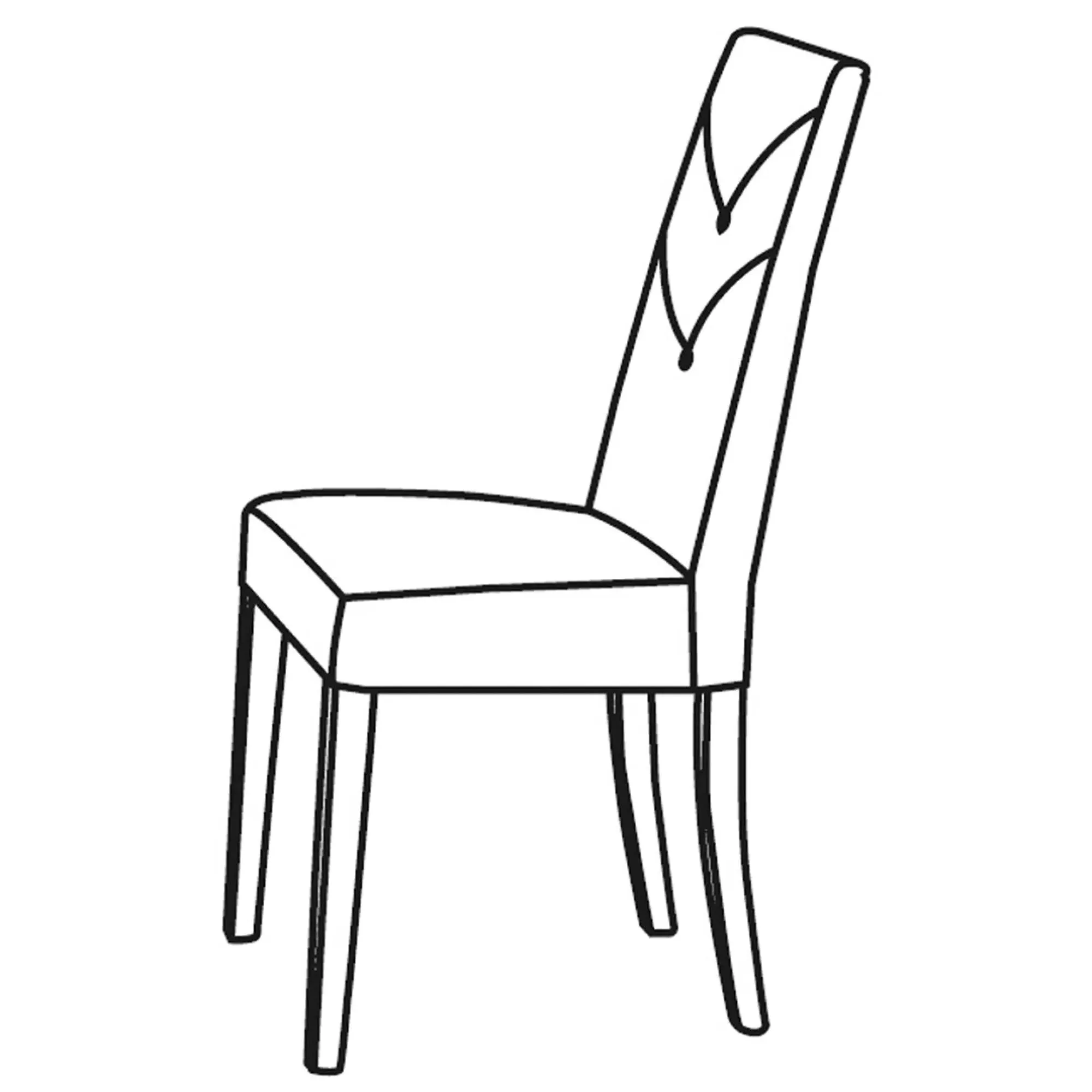 Naro Italian Dining Chair - Fabric