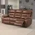 Belgravia 3-Seater Power Recliner Sofa - Brown, Leather