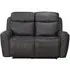 Carlo 2-Seater Power Recliner Sofa - Dark Grey, Leather