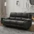 Isobella 3-Seater Recliner Sofa - Charcoal, Fabric