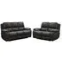 Isobella 3+2 Seater Manual Recliner Sofa Set - Charcoal, Fabric