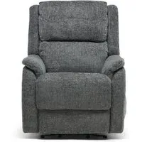 Palermo Power Recliner Armchair with Lift - Graphite, Fabric