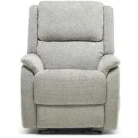 Palermo Power Recliner Armchair with Lift - Stone, Fabric
