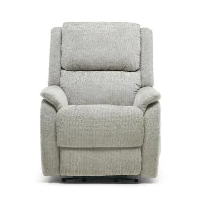 Palermo Power Recliner Armchair with Lift - Stone, Fabric