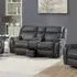 Phoenix 2-Seater Power Recliner Sofa - Charcoal, Leather