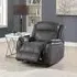 Phoenix Power Recliner Armchair - Charcoal, Leather