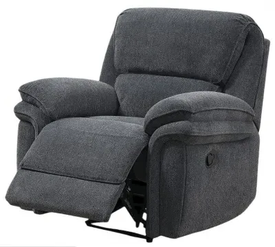 Sasha Recliner Armchair - Dark Grey, Fabric image