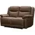 Torino 2-Seater Recliner Sofa - Chestnut, Faux Leather