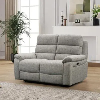 Westbury 2-Seater Power Reclining Sofa - Grey, Fabric