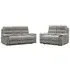 Westbury 3+2 Power Reclining Sofa Set - Grey, Fabric
