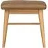 Grace Natural Oak Dressing Stool - Natural, Oak