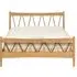 Grace Natural Oak High Foot End Double Bed - Natural Matte