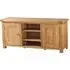 Kent Large TV Unit - Medium Brushed Oil, Oak
