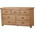 Kent Oak 3+4 Drawer Chest - Oak