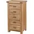 Kent Oak 5 Drawer Chest - Medium Brushed Oil