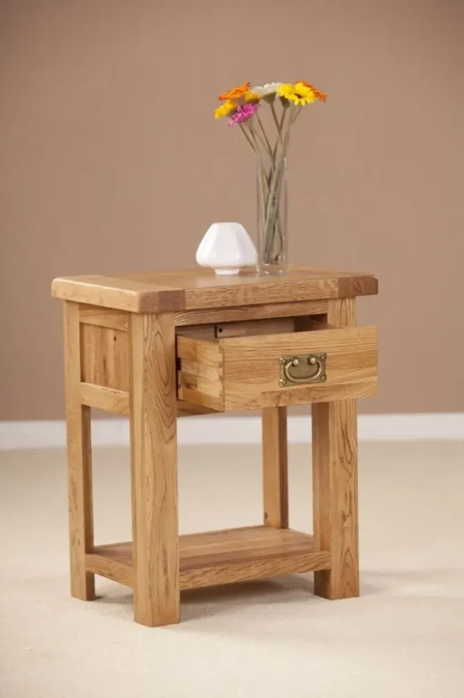 Kent Oak Bedside Table - Brushed Oil