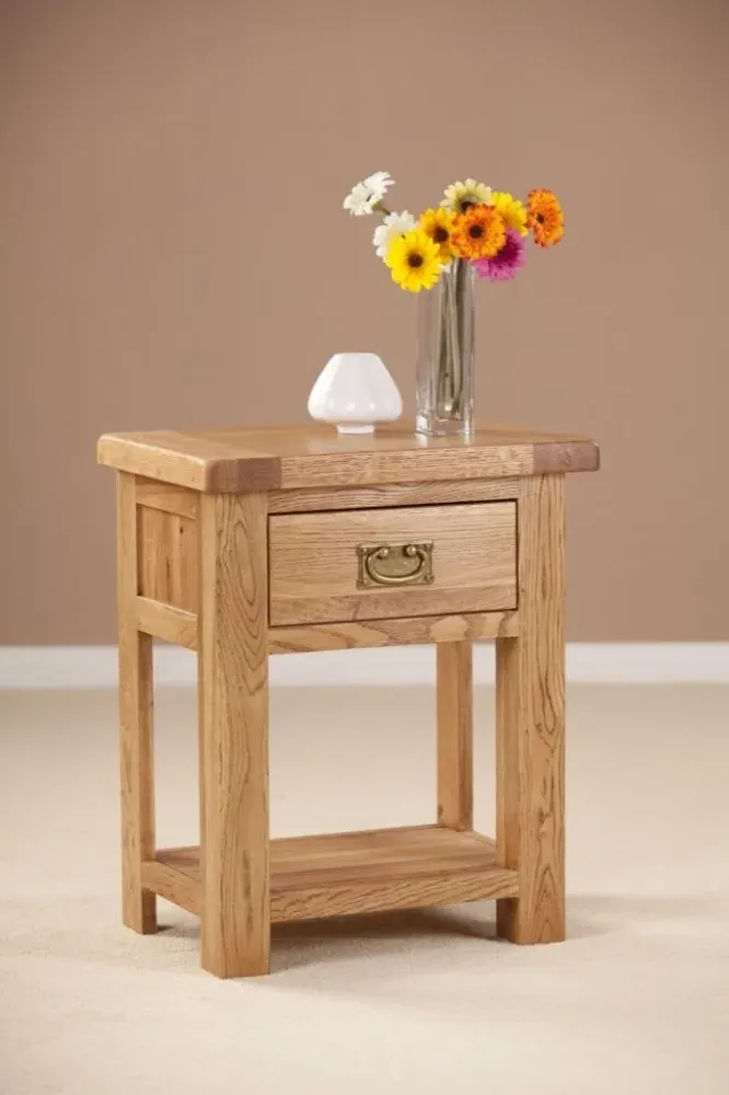 Kent Oak Bedside Table - Brushed Oil