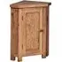 Kent Oak Corner Lamp Table - Medium Brushed Oil