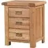 Kent Oak Drawer Bedside Cabinet - Medium Brushed Oil