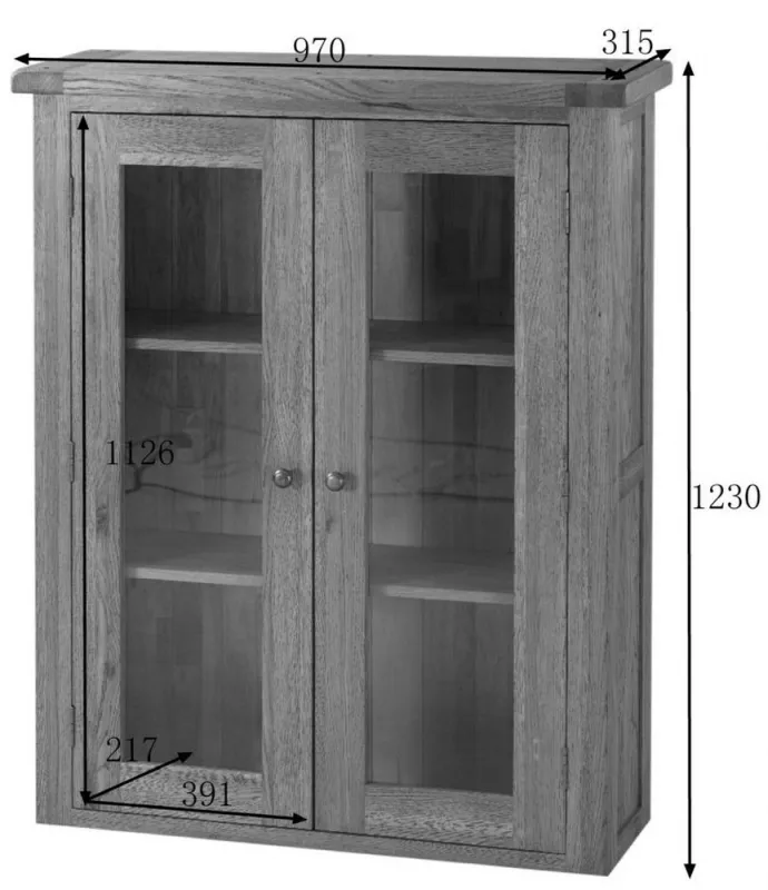 Kent Oak Dresser - Medium Brushed Oil