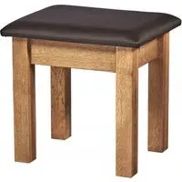Kent Oak Dressing Stool - Medium Brushed Oil