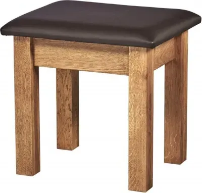 Kent Oak Dressing Stool - Medium Brushed Oil image