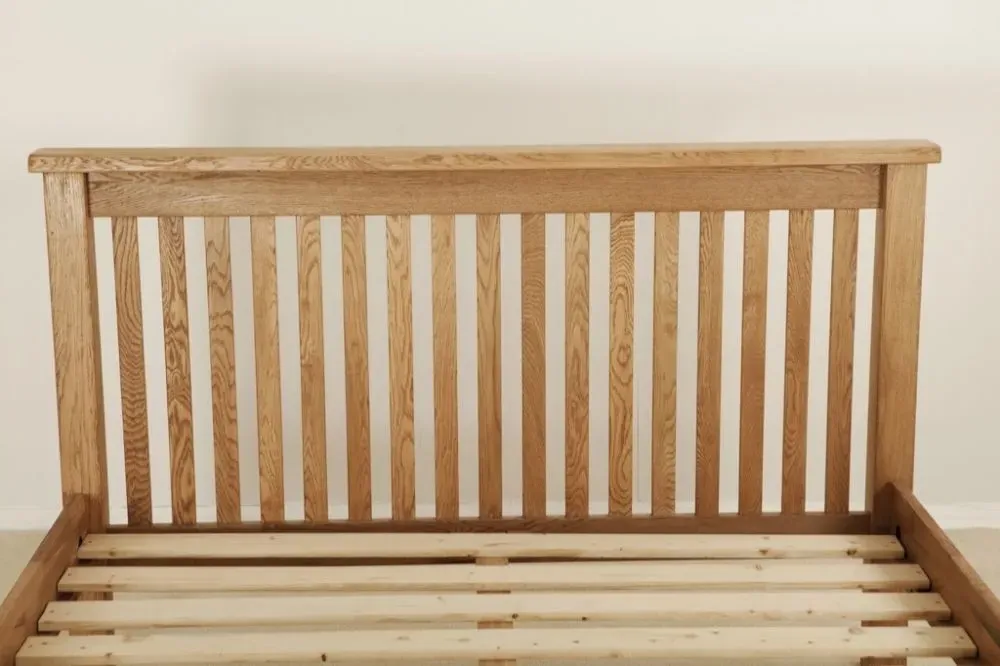 Kent Oak High Foot End Bed - Medium Brushed Oil