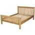 Kent Oak High Foot End Bed - Medium Brushed Oil