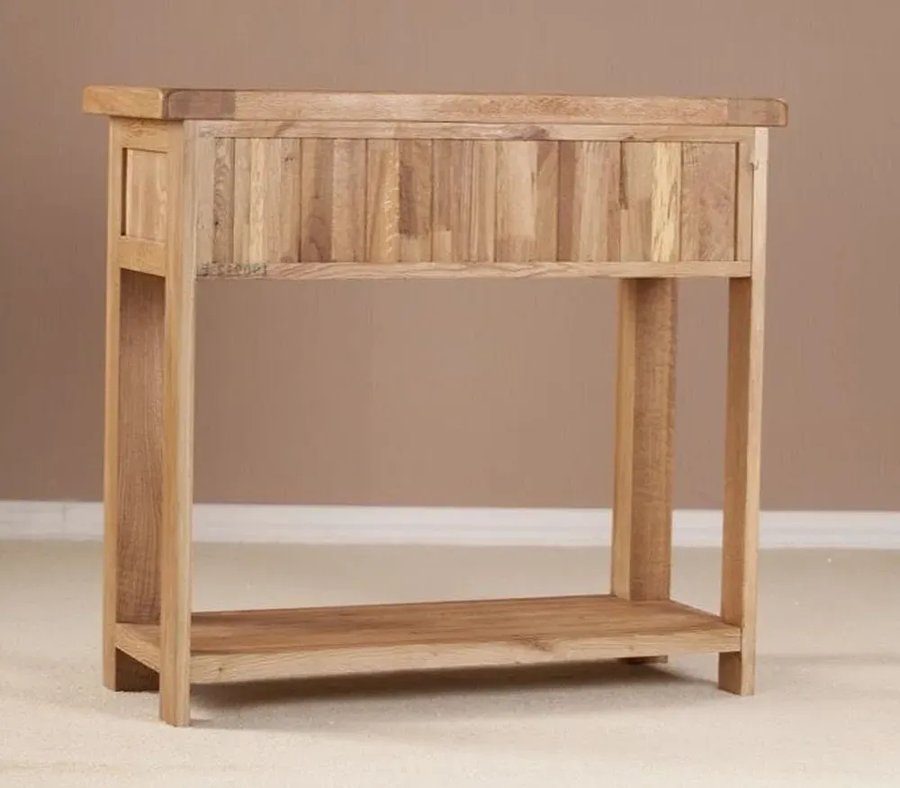 Kent Oak Large Console Table - Medium Brushed Oil