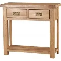 Kent Oak Large Console Table - Medium Brushed Oil