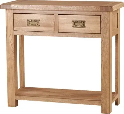 Kent Oak Large Console Table - Medium Brushed Oil image