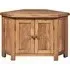 Kent Oak Large Corner TV Unit - Medium Brushed Oil