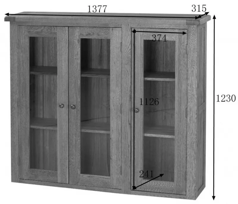 Kent Oak Large Dresser - Medium Brushed Oil