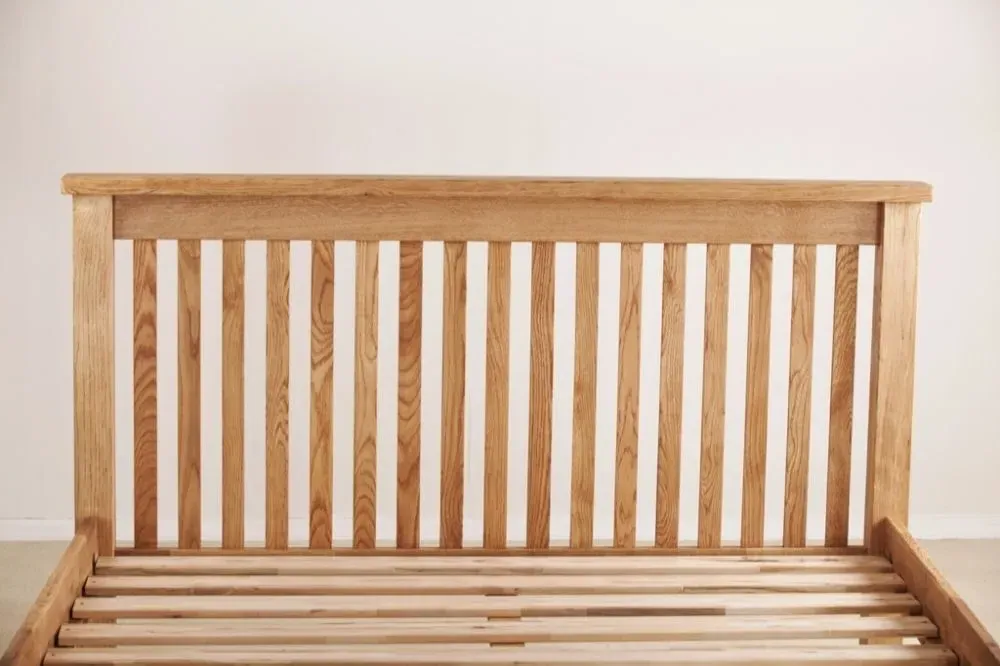 Kent Oak Low Foot End Bed - Medium Brushed Oil