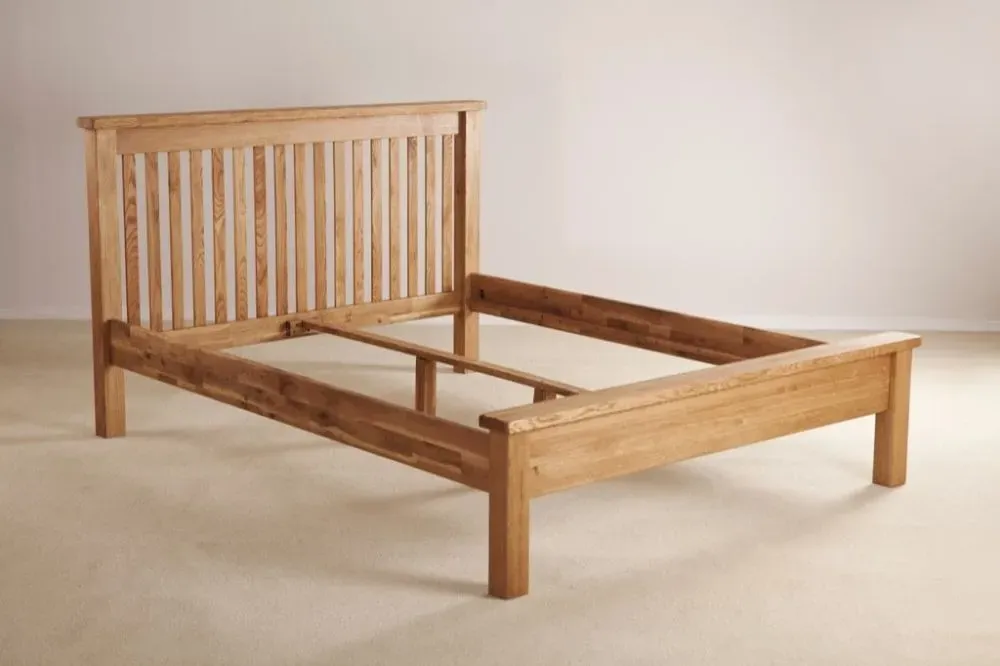 Kent Oak Low Foot End Bed - Medium Brushed Oil