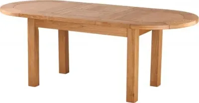 Kent Oak Oval 6-8 Seater Extending Dining Table - Oak