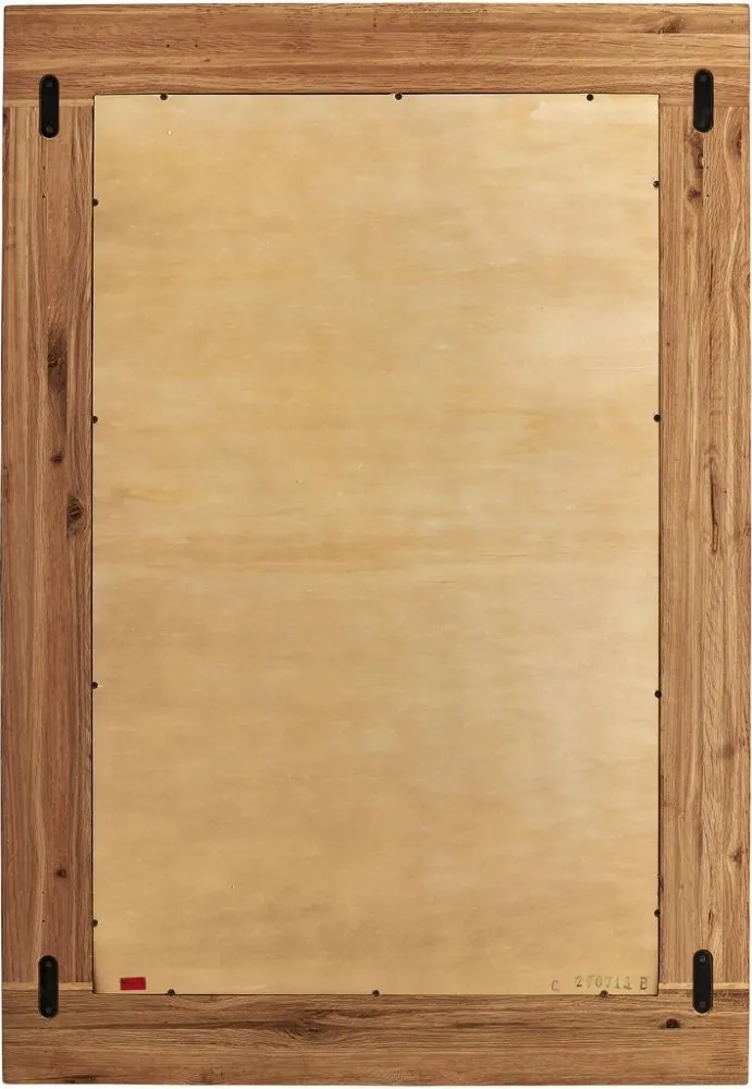 Kent Oak Rectangular Wall Mirror - Medium Brushed Oil