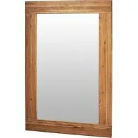 Kent Oak Rectangular Wall Mirror - Medium Brushed Oil