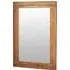 Kent Oak Rectangular Wall Mirror - Medium Brushed Oil