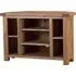 Kent Oak Small Corner TV Unit - Medium Brushed Oil, Oak