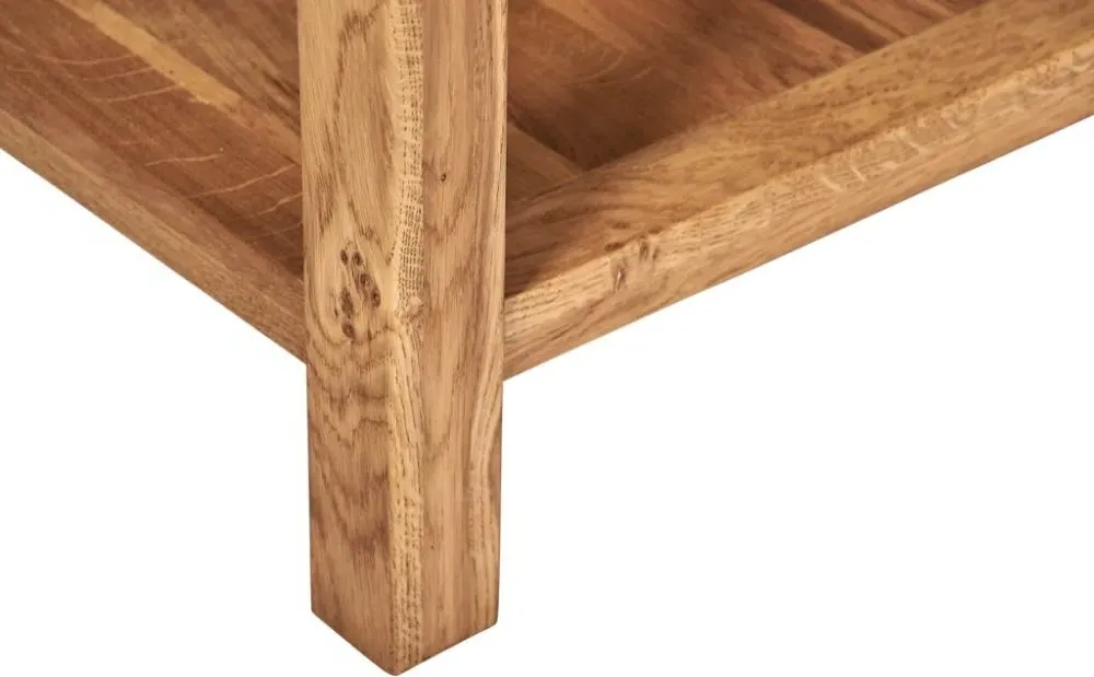 Kent Oak Square Side Table - Medium Brushed Oil