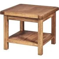 Kent Oak Square Side Table - Medium Brushed Oil