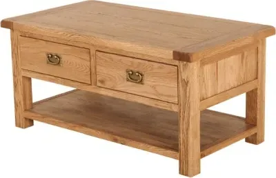 Kent Oak Storage Coffee Table - Medium Brushed Oil image
