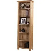 Kent Oak Tall Bookcase - Medium Brushed Oil